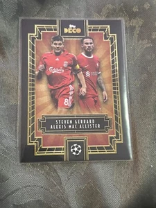 Steven Gerrard / Alexis Mac Allister (Liverpool FC) „then&now“ Topps Deco 23/24 - Picture 1 of 1
