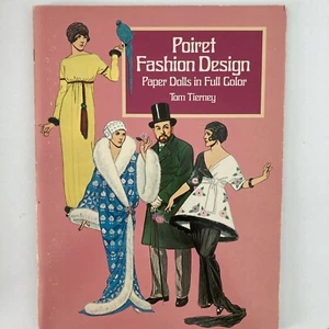 Muñecas de papel de diseño de moda Poiret de Tom Tierney 1985 originales de colección sin cortar nuevas en stock - Imagen 1 de 3