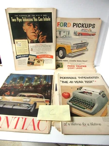 Vintage Advertising Magazine Print Ads 1940s 1960s One Pound Ephemera GL272-C - Picture 1 of 2