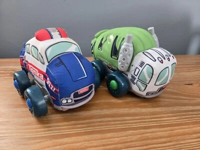 2 Tonka Plush Police Car And Garbage Truck w/ Sound Effects Set - Image 1 of 4