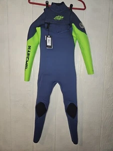 Rip Curl JUNIOR Size 12 DAWN JUNIOR PATROL Blue Green Wetsuit NWT 3/2 Sealed - Picture 1 of 10