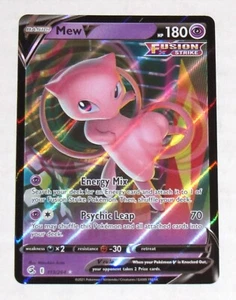 Pokémon FUSION STRIKE ** MEW V Full HOLO 113/264 NM MINT - Picture 1 of 1