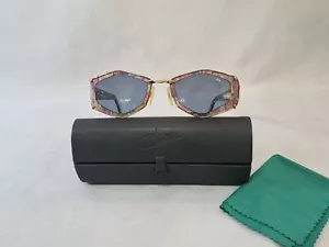 Vintage Authentic Cazal Purple Sunglasses Model 912 Color 949 + Case - Picture 1 of 12
