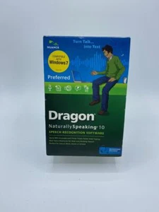 Nuance Dragon NaturallySpeaking 10 Rev F bevorzugte Spracherkennungssoftware - Bild 1 von 3
