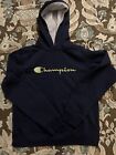 Champion Boys Embroidered Mid Night Blue Hoodie Size XL