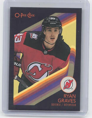 2023-24 O-Pee-Chee #368 Ryan Graves Retro Black #/100 - Image 1 of 2