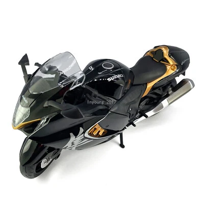 1:9 2023 Suzuki Hayabusa Motorcycle Model Diecast Motorbike Vehicles Collection - Image 1 of 4