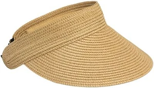 Caspar HT027 Damen Sommer Schirmmütze Sonnenvisor Visier Schutz Stroh leicht - Bild 1 von 33
