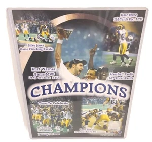 Super Bowl XXXIV 2000 St Louis Rams 8x10 Photo Kurt Warner Isaac Bruce - Picture 1 of 14
