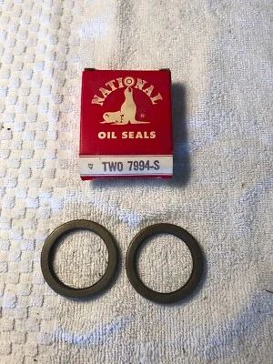 2 NOS National 7994S Front Wheel Seals 1960 61 62 63 64 65 Ford Falcon Mustang - Image 1 of 4