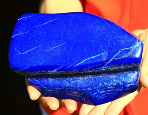 Large 4 lb 4 oz 6.5 in Polished Gem Lapis Lazuli Afghanistan! LA174 - Picture 1 of 4