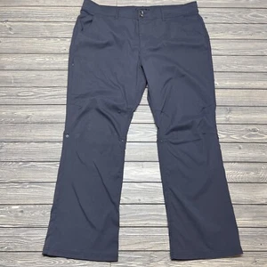 prAna Womens Halle Pant Stretch Zion UPF 50 Coal Hiking Gray Plus Size: 20W - Picture 1 of 9