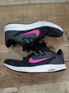 Scarpe da corsa Nike Downshifter 9 AQ7486-002 nere grigie stringate taglia 8 - Foto 1 di 11