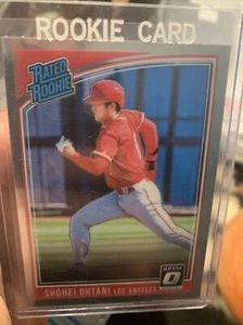 2018 Shohei Ohtani Panini Donruss Optic Rated Rookie Variation Running #56 - Picture 1 of 4
