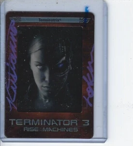 Kristanna Loken Signed Film Cel Trading Card Actress Terminator - Picture 1 of 1