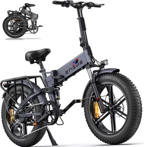 ENGWE Upgrade Folding Electric Bicycle 20* 4.0" Fat Tire E-Bike UL2849Certified