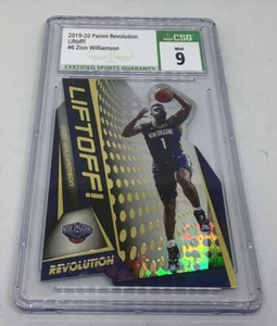 2019-20 Revolution Liftoff! Die Cut SP Zion Williamson RC Rookie #6 CSG 9 C33 - Picture 1 of 3