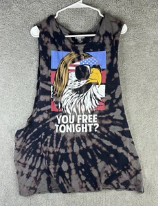 USA Shirt Men's 2XL Chemistry You Free Tonight? Tank Top Bleach Tie Dye - Picture 1 of 7