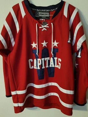 Washington Capitals Reebok Hockey Jersey Winter Classic #21 Laich Size 50-Medium - Image 1 of 4
