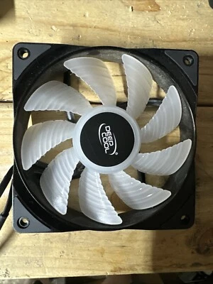 Deep Cool RGB White Circulation Fan - Image 1 of 3