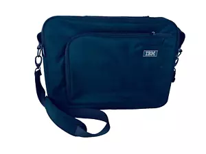 Vintage IBM Pulse 2012 Black Messenger Crossbody Bag Detachable Strap - Picture 1 of 2