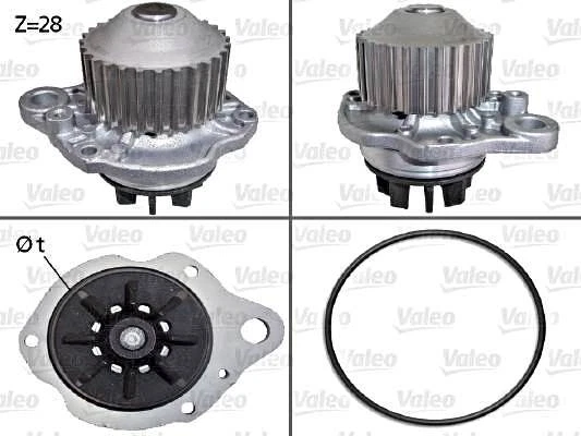 Bomba de agua VALEO compatible con CITROEN PEUGEOT 406 RENAULT Laguna 2.9-3.0L 1996-2004 Foto 1 de 1