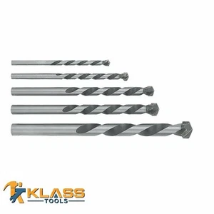 Masonry Drill Bit Set of 5 Units - Picture 1 of 1