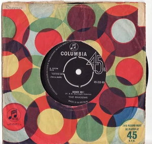 THE SHADOWS - DANCE ON Very rare original 1962 UK 7" Single Release! EX - Picture 1 of 1