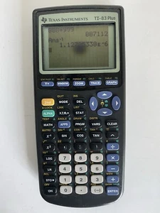 Calculadora gráfica TI-83 Plus COMO ESTÁ - SOLO PIEZAS - Texas Instruments - Imagen 1 de 9