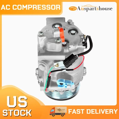 AC A/C Compressor For 2010 2011 2012 2013 2014 2015 Honda CR-V 2.4L 2004920 - Image 1 of 4