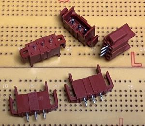 3 Wege 6 Amp 4,2 mm Rastermaß gerade Stecker Strom auf PCB Header 640498-1 AMP MR - Bild 1 von 11