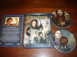 Peter Jackson's THE LORD OF THE RINGS:The Return of the King(DVD,'03,WS)2disc ED - Picture 1 of 2