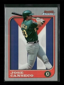 1997 Bowman Chrome #77 Jose Canseco International Refractors - Picture 1 of 2