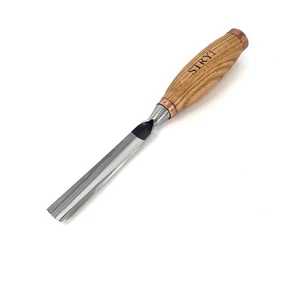 Handmade Wood Carving Chisel – Large Forged Sculpture Gouge Sweep - Picture 1 of 8