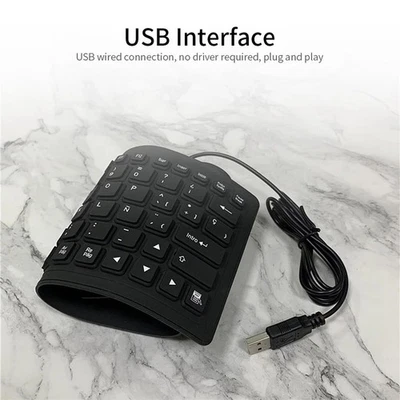 Shiwaki Mini Wired USB Keyboard 84 Keys Waterproof for PC - Image 1 of 4