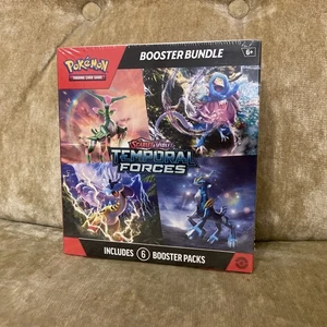 Pokémon Karten TCG Temporal Forces 6 Pack Booster Bundle Neu Sealed 2024 - Bild 1 von 6