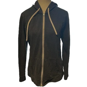 Eddie Bauer Hoodie Damen M grau grey Full Zip Up Freizeit neutral Loungewear - Bild 1 von 6