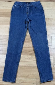 Vintage Polo Ralph Lauren Denim Jeans Women’s 8 Blue Straight USA Made - Picture 1 of 12