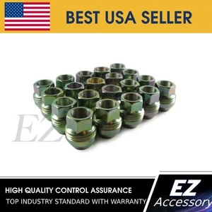 20 Pc External Dual Thread 1/2" Lug Nuts for Chevy GMC Factory Style Wheels - Picture 1 of 3