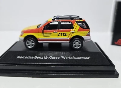 Schuco H0 1:87 Modellauto PKW SUV Mercedes ML W164 WERKS FEUERWEHR Daimler AG - Bild 1 von 4