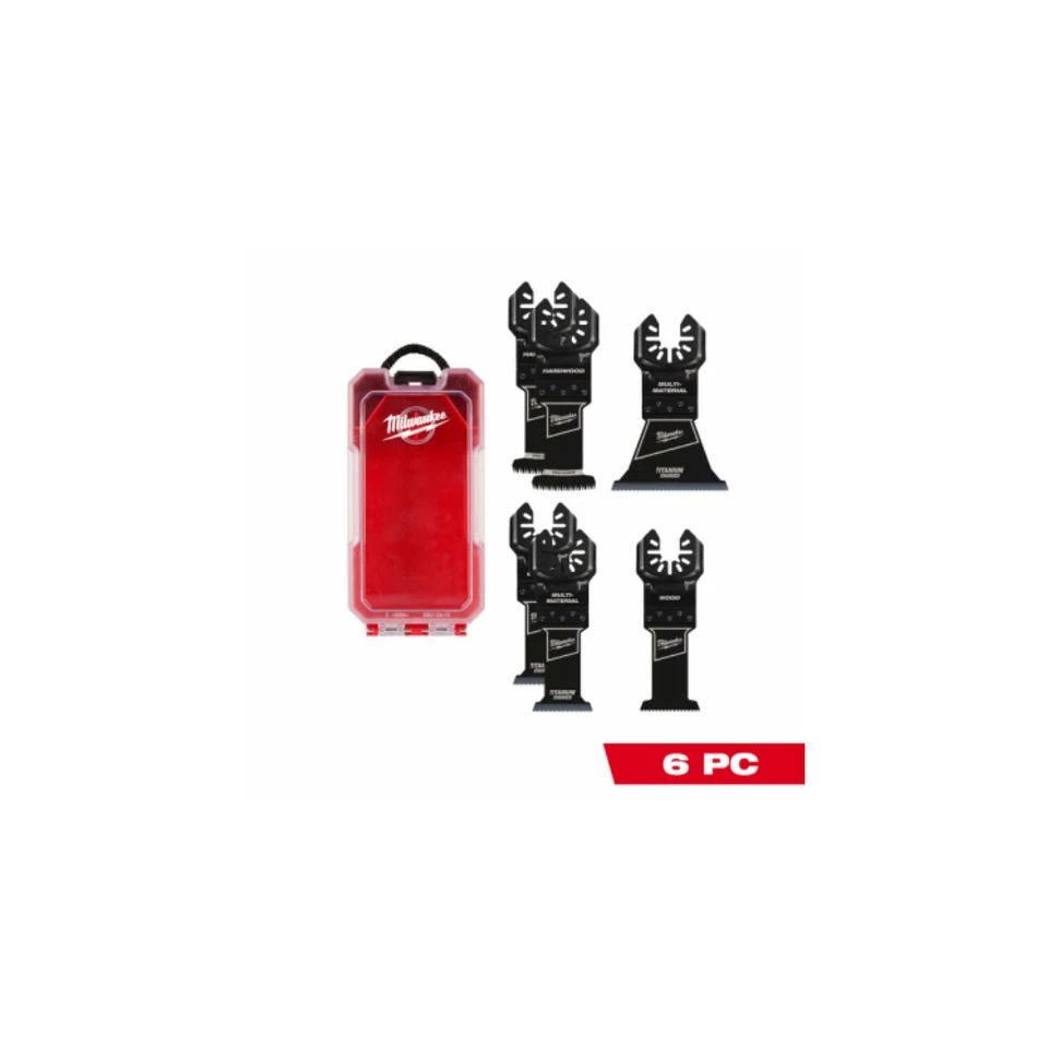 MILWAUKEE OPEN-LOK 6PC Multi-Tool Blade Variety Kit 49-10-9112 - Image 1 of 1