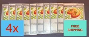 4x Buddy-Buddy Poffin 144/162 Uncommon Playset Temporal Forces Pokémon TCG Mint - Bild 1 von 2