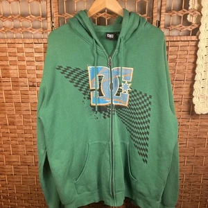 Vintage DC Comics grüner Hoodie Y2K Größe XL - Bild 1 von 12
