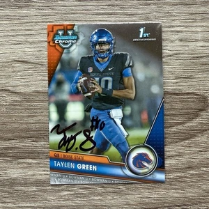 Taylen Green 2023 Autogramm Bowman 1st signed Auto Base IP Rookie #14 - Bild 1 von 2