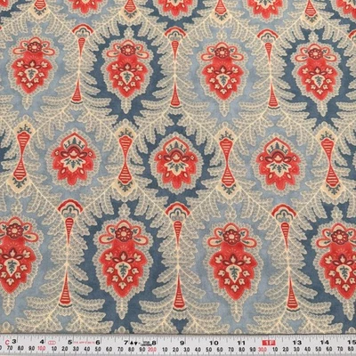Prairie Paisley by Minick & Simpson Moda Florals on Blue Cotton by the HALF YARD - Image 1 of 2