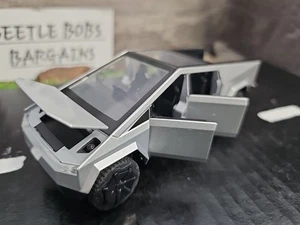 XHO Tesla Cybertruck 1:32 Scale Diecast Pullback Truck NO BOX Needs Batteries  - Picture 1 of 14