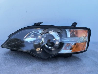 2006 to 2007 Subaru Legacy Left Driver LH Side Black Headlight Oem - Imagem 1 de 4