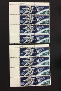 US 1967 XF MNH Sc#1331-32, Two PB’s Of 8 One With Error. See Description. (W60) - Picture 1 of 3