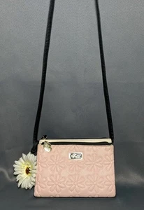 IMPRESIONANTE BOLSO BANDOLERA LUV BETSEY BY BETSEY JOHNSON CON DISEÑO DE FLORES ACOLCHADAS - Imagen 1 de 19