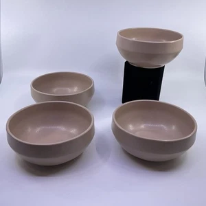Juego de 4 cuencos de cereal Crate and Barrel Visto Blush (rosa) - Imagen 1 de 11